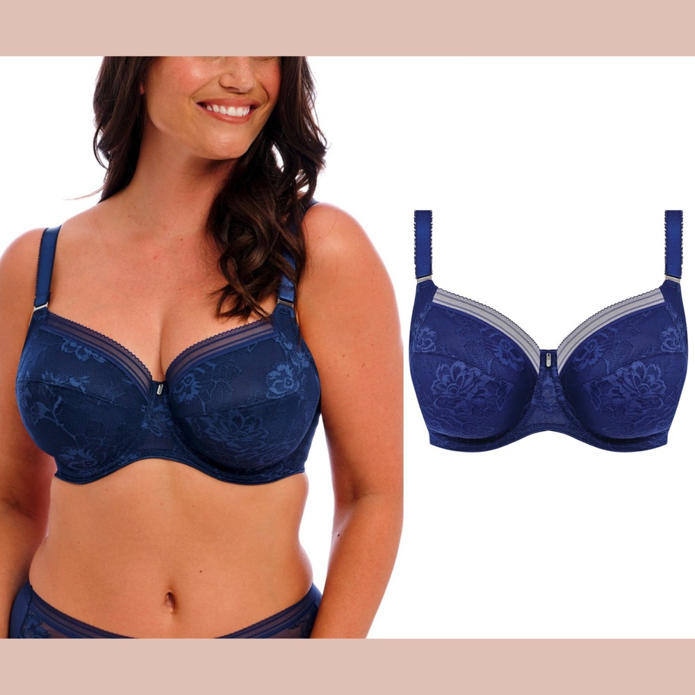 NWT $68 Fantasie [ 38I ] Fusion Lace Full Cup Side Support Underwire Bra‎ T1986